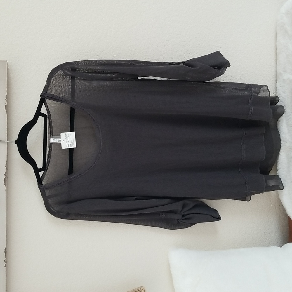 Monoreno 2 piece mesh layered top L